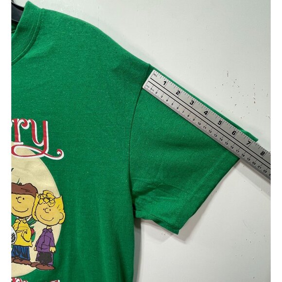 World Wide - Peanuts - Unisex Adult Short Sleeves T-Shirt - Graphic Tee-Green- L - Picture 7 of 12